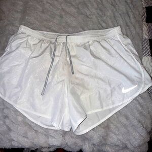 Nike Women's White Athletic Shorts